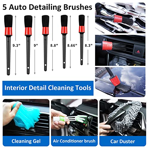Kit de limpieza de lavado de autos de 30 piezas, aspiradora