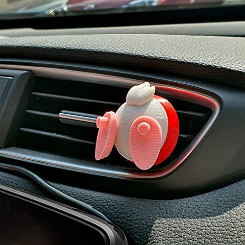 Ambientador de aire (rojo) para automóvil o interior, elegan