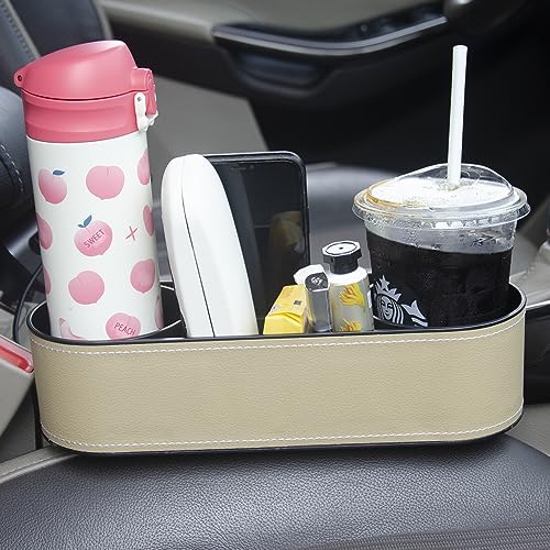 Portavasos para organizador de espacio de asiento de automóv