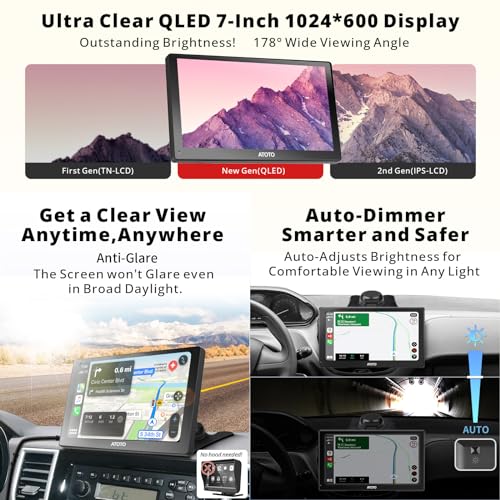 ATOTO P9 7 pulgadas QLED Android Digital Media Receptores, 4