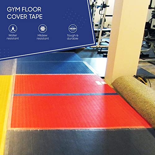 ® Cinta de vinilo transparente para suelo de gimnasio de alt