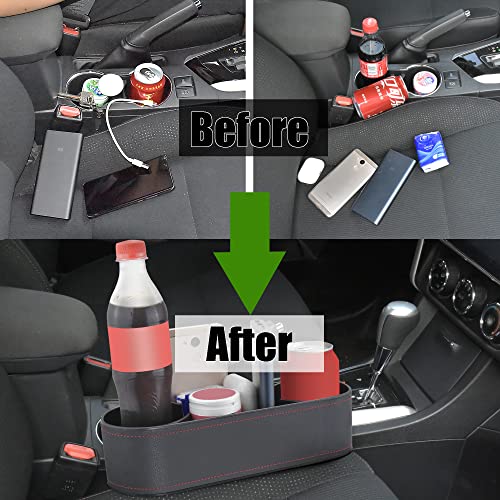 Organizador expansor de portavasos para automóvil, portavaso