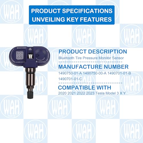 Sensor de monitor de presión de neumáticos Bluetooth compati