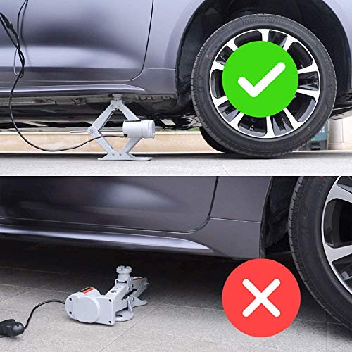 Kit de gato eléctrico para automóvil de 12 V con tijera eléc