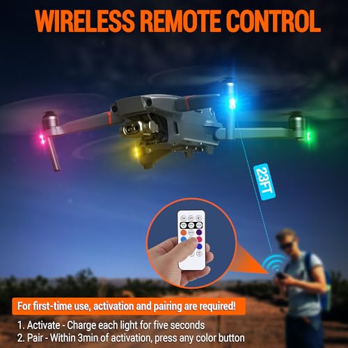 Luces estroboscópicas LED inalámbricas con control remoto, 8