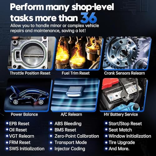 XTOOL - Escáner automotriz OBD2 bidireccional D7: V2.0, herr