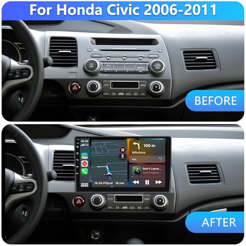 4G+64G Android 13 Radio de coche para Honda Civic 2006-2011