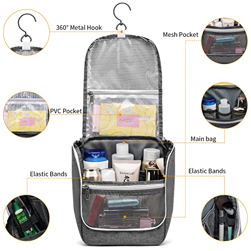 Della Gao Neceser colgante de viaje para hombres y mujeres,