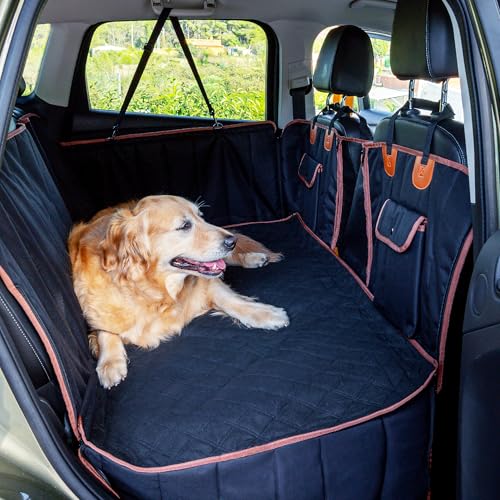 Funda de asiento para perro para asiento trasero, parte infe