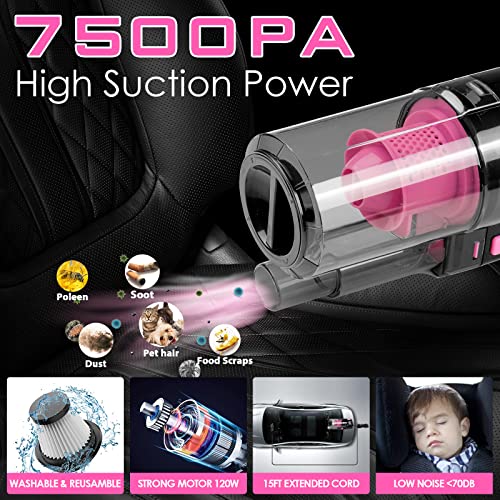 Viewsun Kit de limpieza de automóvil de 17 piezas, kit de de
