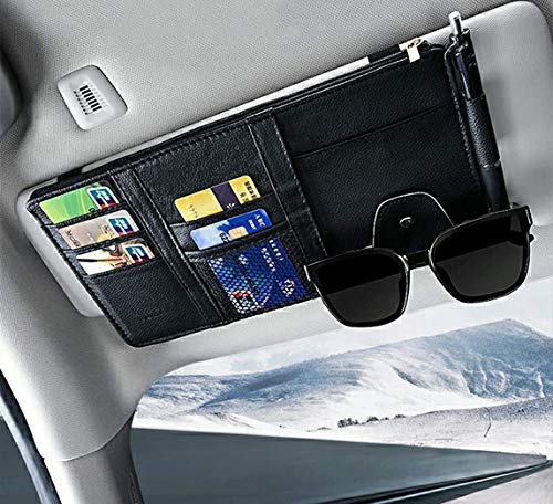 Organizador de visera para automóvil, accesorios de interior