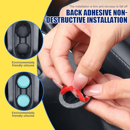 Paquete de 6 limitadores de portavasos para automóvil, tapón