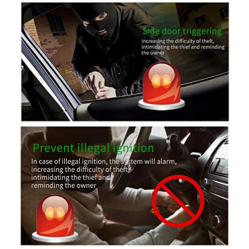 BANVIE Sistema de alarma para coche, sistemas de alarma anti
