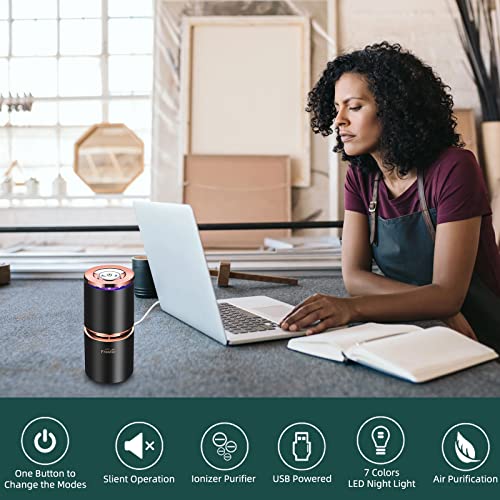 Mini purificador de aire USB purificadores de aire para ofic