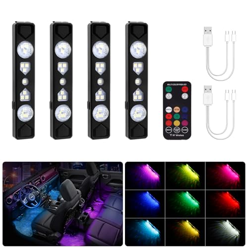 Luces LED inalámbricas para interior del automóvil, iluminac