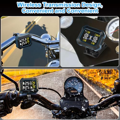OBEST Sistema de monitoreo de presión de neumáticos de motoc