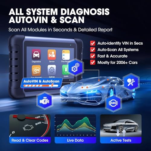Autel MaxiCOM MK808 OBD2 herramienta de diagnóstico con toda