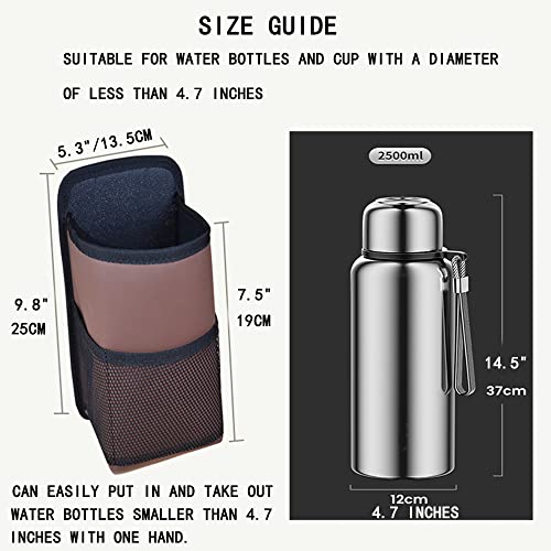 Portavasos grande 2 en 1, bolsa para botellas de agua automá