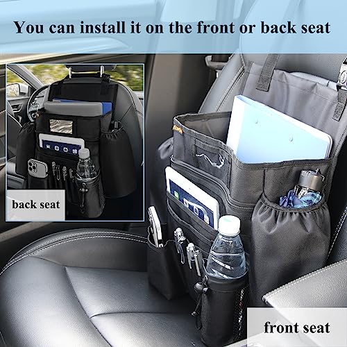 Organizador de asiento delantero, organizador de archivos de