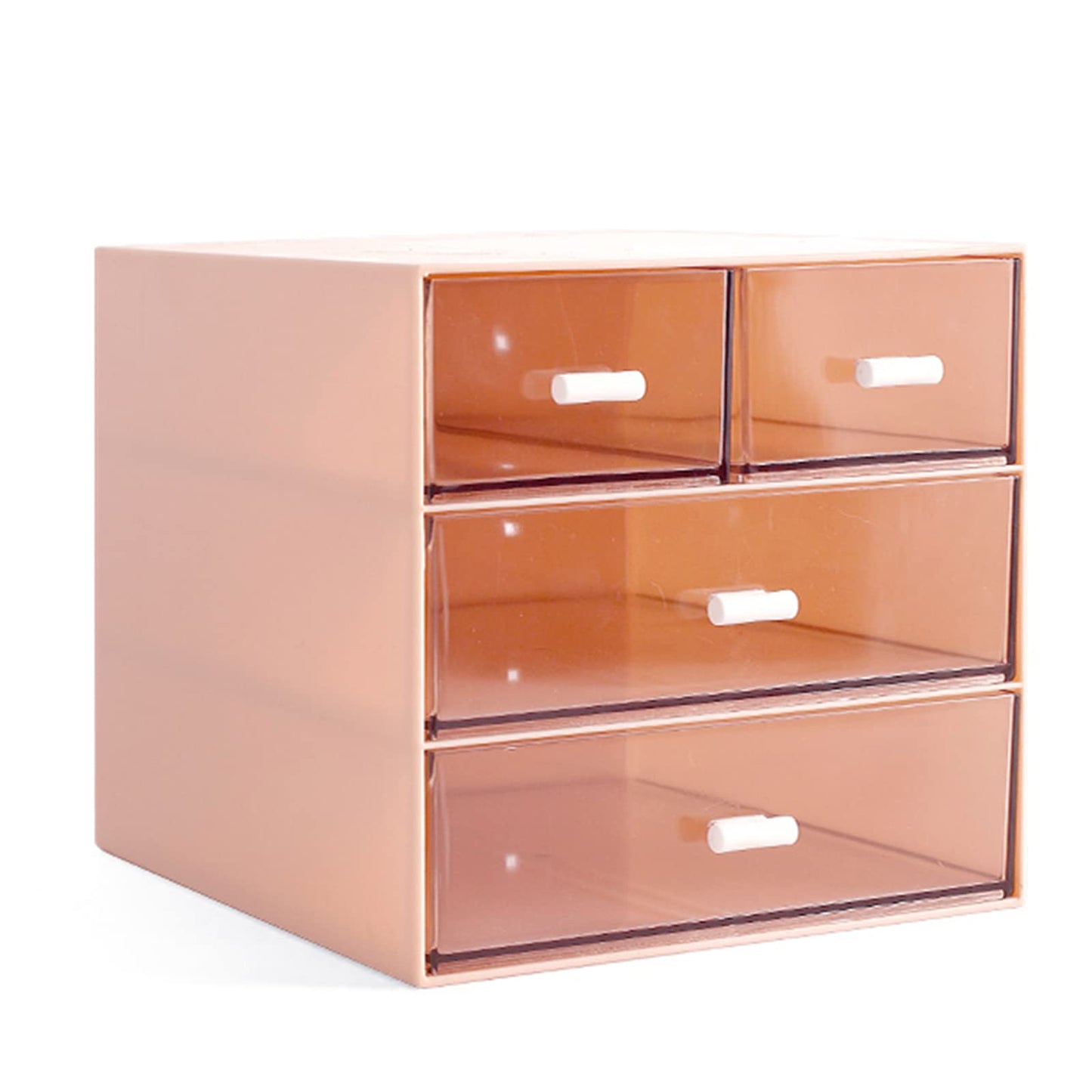 Organizador de maquillaje, organizador de escritorio con 4 c