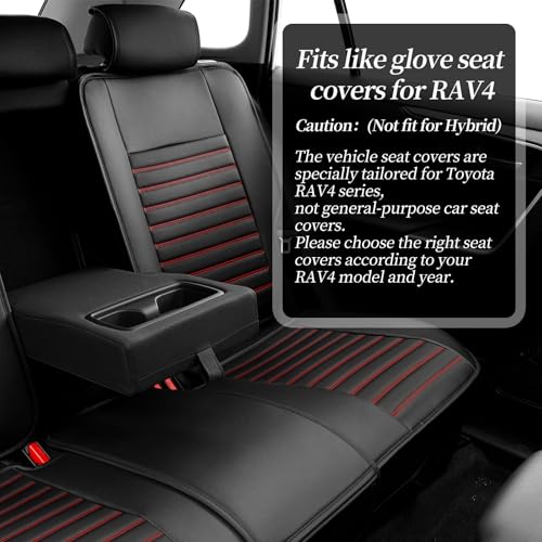 Fundas de asiento de auto compatibles con Toyota RAV4 2019-2