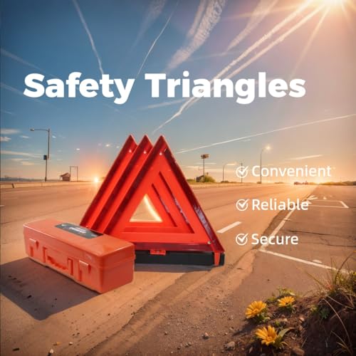 Triángulos de seguridad aprobados por DOT, reflector estánda