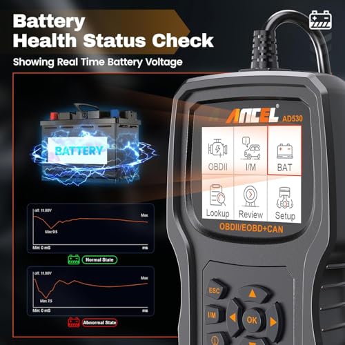 ANCEL AD530 - Escáner OBD2 para automóvil, lector de código