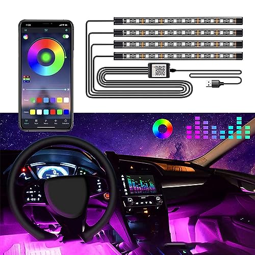 Tira de luces LED RGB 5050 4X 12-SMD Bar colorido brillante