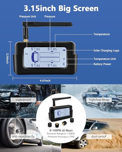Sistema de monitoreo de presión de neumáticos, antena de ref