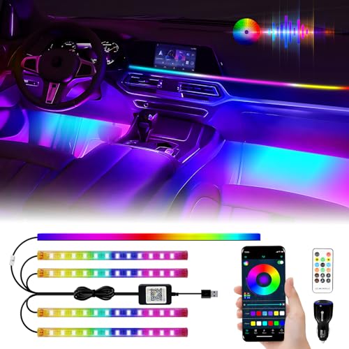 YM E-Bright t - Kit de luces LED 5 en 1 para interior de aut