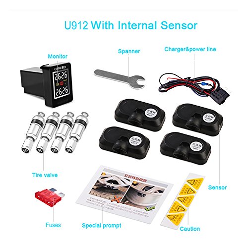 U912 Sistema de monitoreo de presión de neumáticos personali