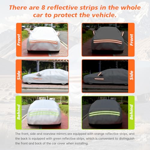 Funda gruesa de 10 capas para automóvil, impermeable, para t