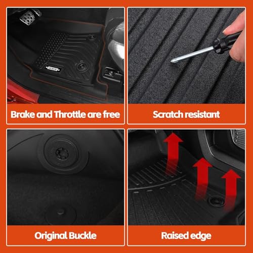 Alfombrillas para todo tipo de clima para Honda Passport 201