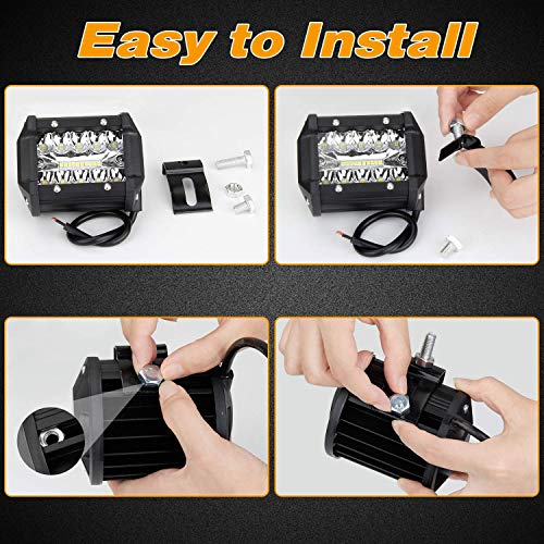 Luces LED para cápsula de 4 pulgadas, cubos de 4 pulgadas, 2