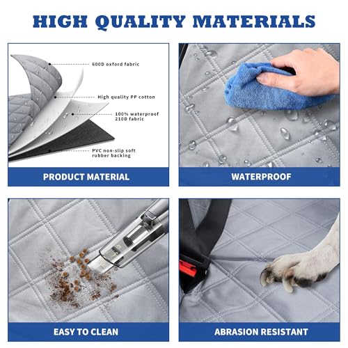 Extensor de asiento trasero de automóvil para perros, funda