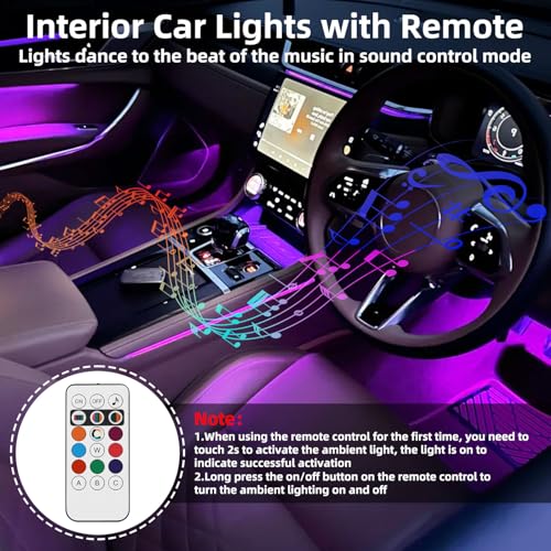 4 luces LED inalámbricas para coche con control remoto, 8 co