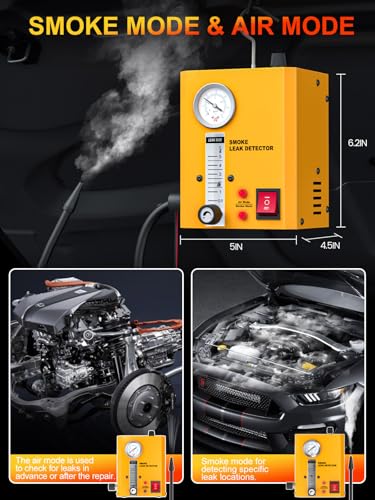Mini máquina de humo Detector de fugas automotriz con bomba