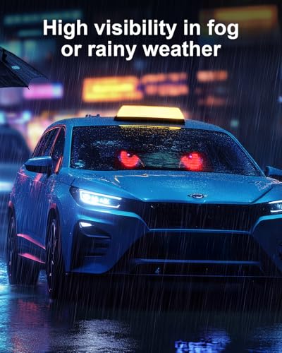 Luz de ojos de diablo para automóviles, ojos LED programable