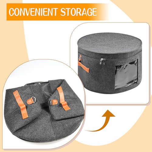 Cajas de almacenamiento para pelucas, fundas de viaje plegab