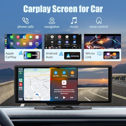 Pantalla Carplay inalámbrica para automóvil, Carplay portáti