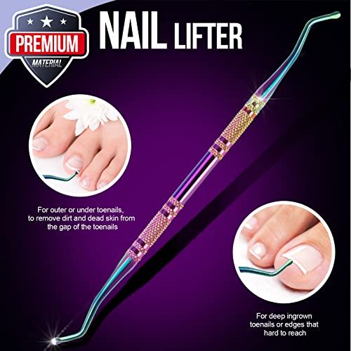 FANDAMEI Kit de cutículas, 4 piezas de cuidado de uñas, herr