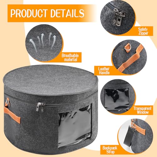 Cajas de almacenamiento para pelucas, fundas de viaje plegab