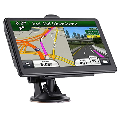 Navegación GPS para automóvil, mapa 2025 de 7 pulgadas con p