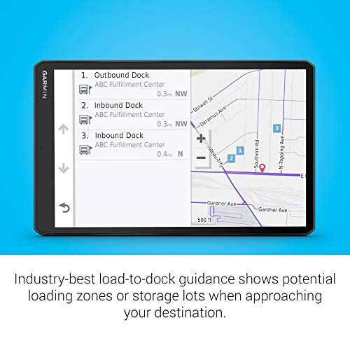 Garmin dēzl OTR1000, navegador GPS para camión de 10 pulgada