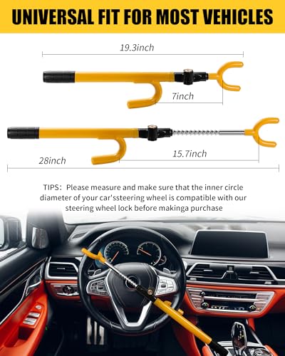 Cerradura para volante de vehículo, dispositivo antirrobo ex