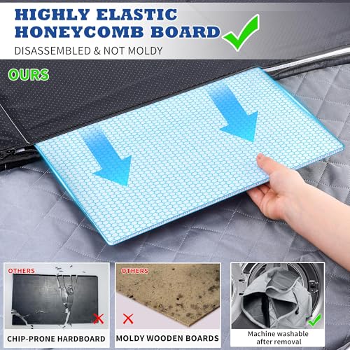 Extensor de asiento trasero de automóvil para perros, funda