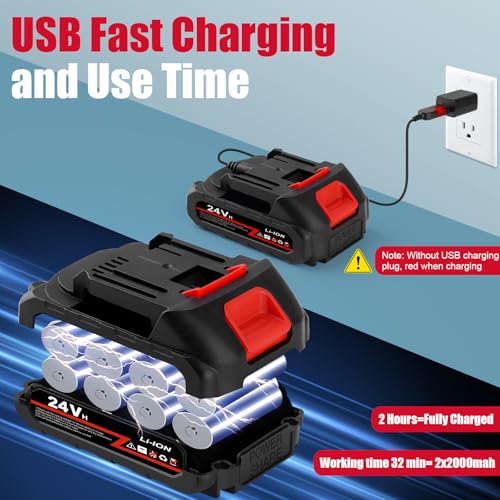 Aspiradora de coche de alta potencia con batería de 4000 mAh