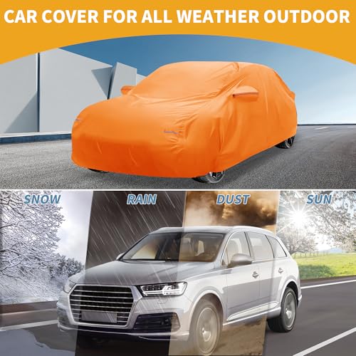 Cubierta de coche impermeable para todo tipo de clima, para