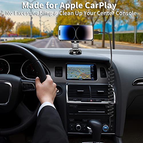 【MFi Certified】iPhone Car Charger Fast Charging, Caiinei 4.8