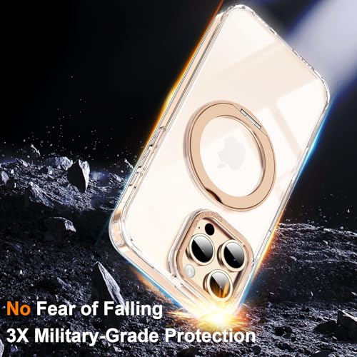 ZHK Funda magnética con anillo giratorio de 360° para iPhone